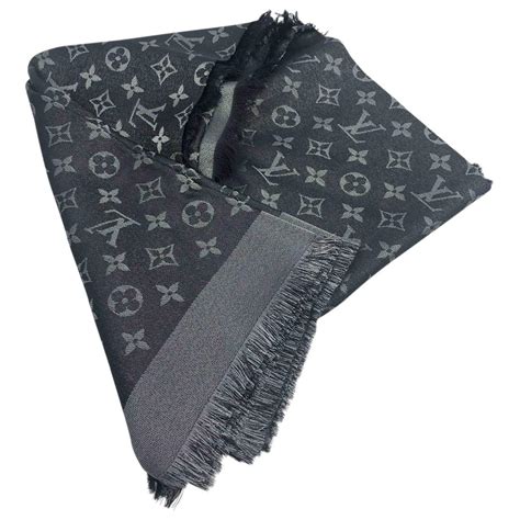 louis vuitton scarf replica ebay|louis vuitton scarf men's grey.